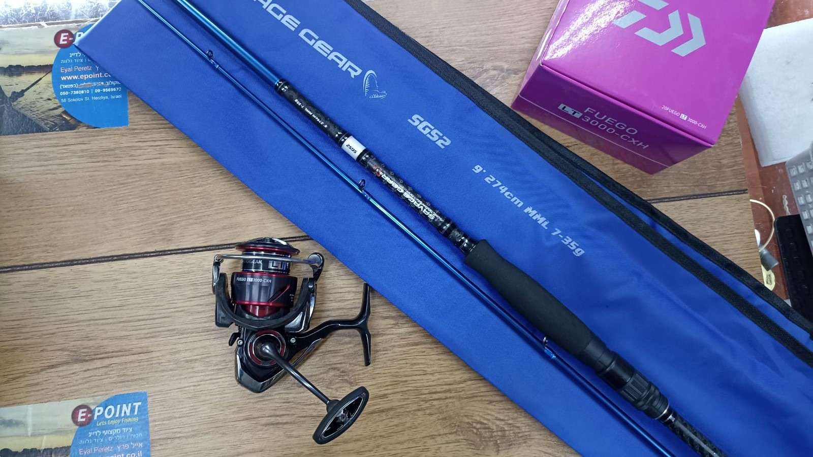 -SAVEGE GEAR SGS2 7-35 DAIWA FUWEGO 3000