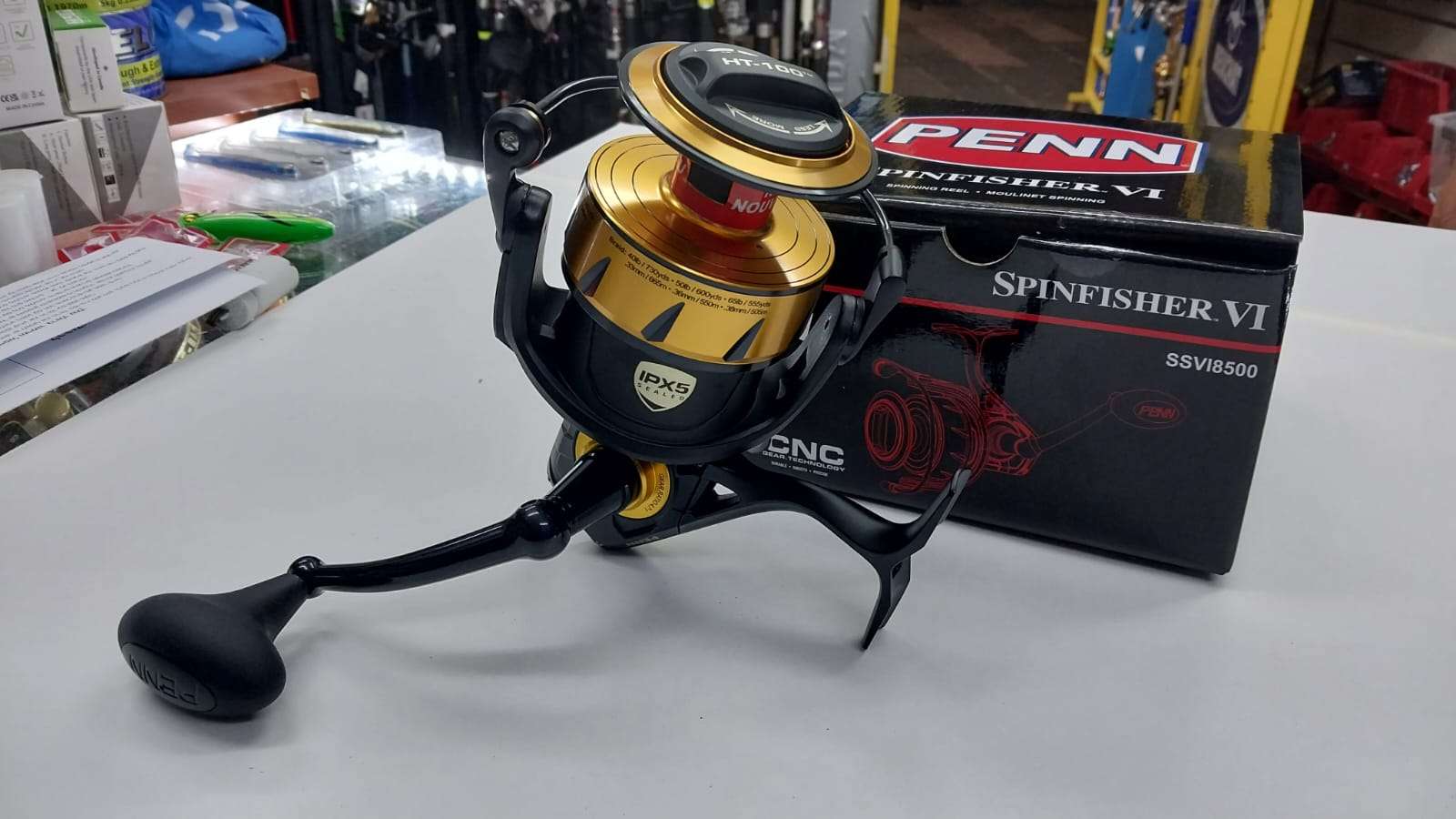 peen spinfisher vi 8500