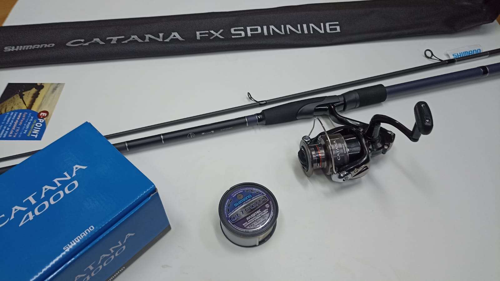 סט זירזור מדיום לייט שימנו קטאנה 14-40 shimano catana 2022