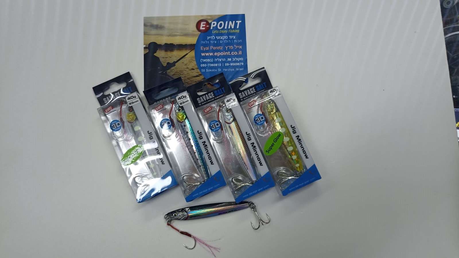 Jig Minnow savage gear גרם 40