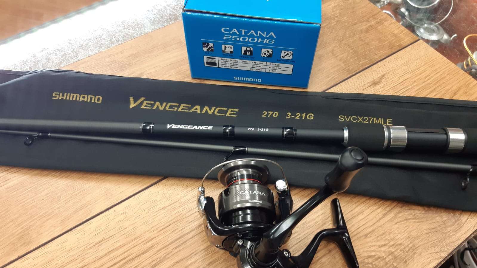 shimano vengeance 3-21 270 CATANA2500