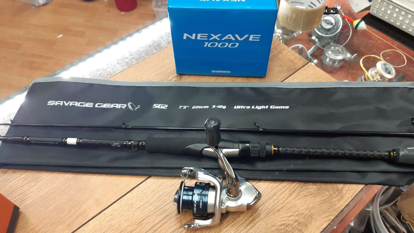 SAVAGE GEAR 3-10 + SHIMANO NEXAVE1000